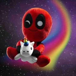 Deadpool Riding A Unicorn 8" Plush Figure Marvel X Kidrobot