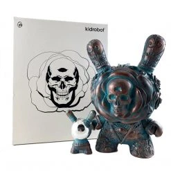 Kidrobot Clairvoyant Painted Custom Patina Medium 8" Dunny By J*Ryu