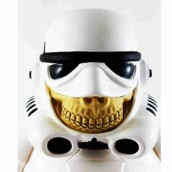 White Police Grin Medium Figure By Made By Monsters X Ron English