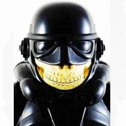 Black Police Grin Medium Figure By Made By Monsters X Ron English
