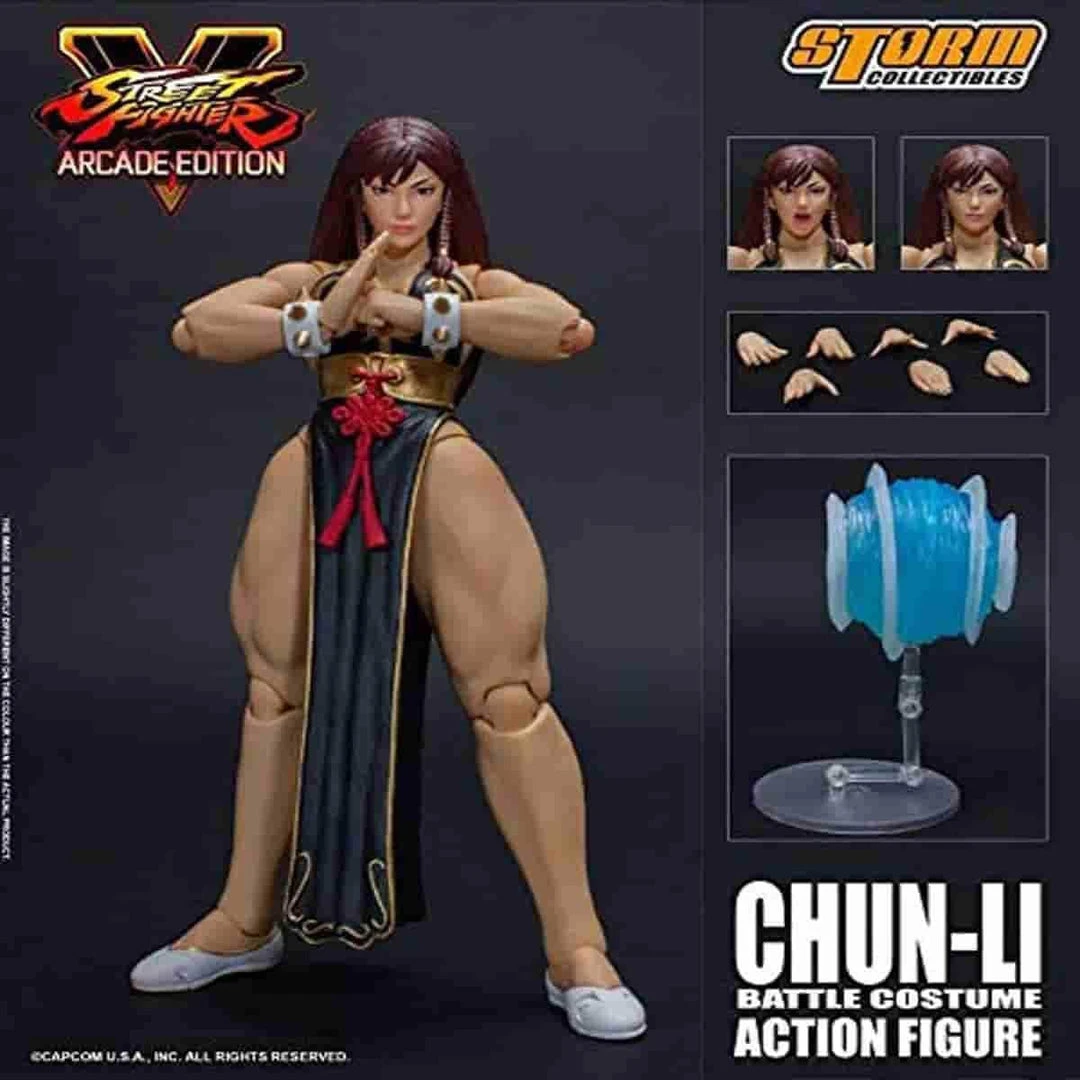 Hot Chun-Li *2018 Event Exclusive* "Street Fighter V", Storm Collectibles 1:12 Action Figure 1 Hot Chun-Li *2018 Event Exclusive* "Street Fighter V", Storm Collectibles 1:12 Action Figure