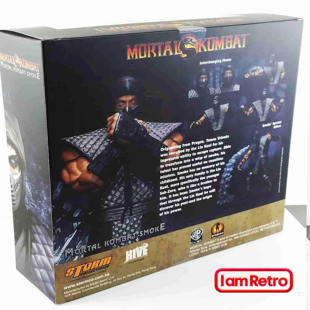 Smoke - Mortal Kombat Ninja Action Figure NYCC Exclusive By Storm Collectibles Medium Figures 2 Smoke - Mortal Kombat Ninja Action Figure NYCC Exclusive By Storm Collectibles Medium Figures