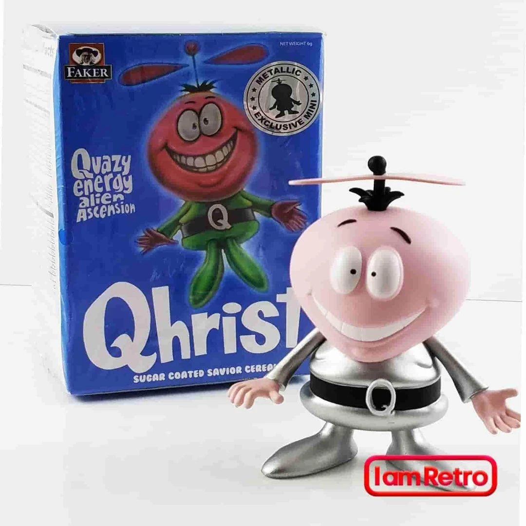 Qhrist Metallic Con Exclusive - Cereal Killers Mini Figure By Ron English Popaganda 1 Qhrist Metallic Con Exclusive - Cereal Killers Mini Figure By Ron English Popaganda