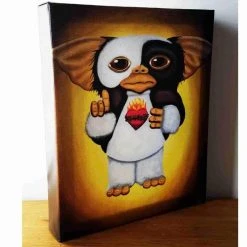 Jesse JFR Exclusives "A Mogwai In The Streets And A Gremlin In The Sheets" Gallery Wrapped Canvas Print 8x10 By JesseJFR