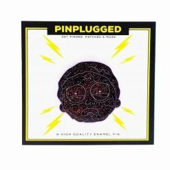 Pins & Patches Morty Space Waste (Dark Glitter) Enamel Pin By Pin Plugged