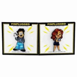 IAMRETRO Max And Roxanne Enamel Pin Set By Pin Plugged