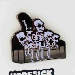 The Simpsons Simpsons GID Family Skeleton Couch Gag THOH Enamel Pin By Hope Sick