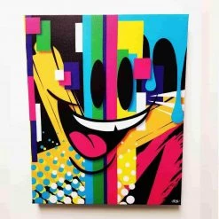 Phase-1 By Sket-One Premium Gallery Wrapped Canvas Print 16x20 IamRetro Exclusive Sket_One