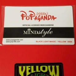 MC Supersized Yellow Black Light Magic By Ron English Popaganda