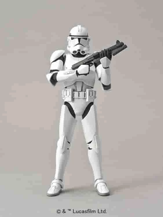 Star Wars Clone Trooper 1/12 Scale Model Kit By Bandai 2 Star Wars Clone Trooper 1/12 Scale Model Kit By Bandai