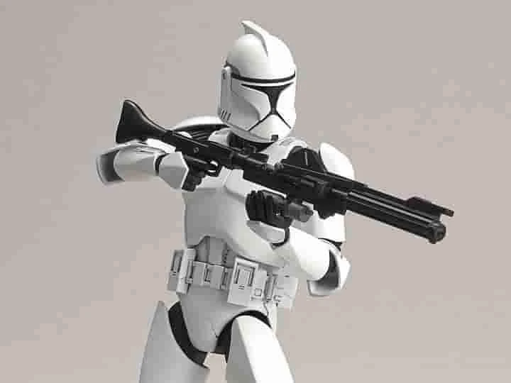 Star Wars Clone Trooper 1/12 Scale Model Kit By Bandai 6 Star Wars Clone Trooper 1/12 Scale Model Kit By Bandai