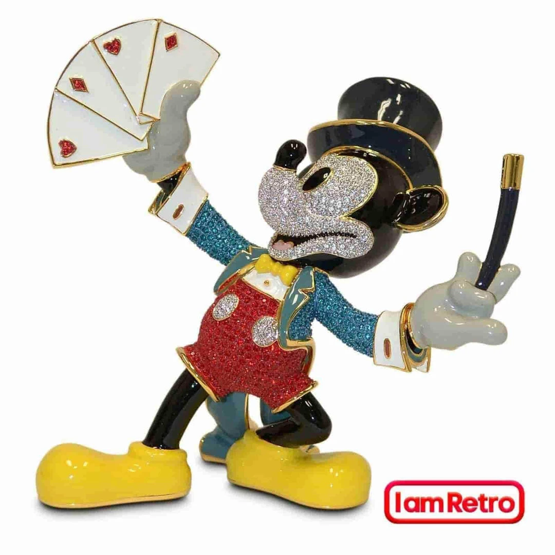 Magician Mickey Mouse Figurine By Arribas Brothers X Disney With Swarovski® Crystals 1 Magician Mickey Mouse Figurine By Arribas Brothers X Disney With Swarovski® Crystals