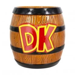 Donkey Kong Barrel Ceramic Cookie Jar By Nintendo