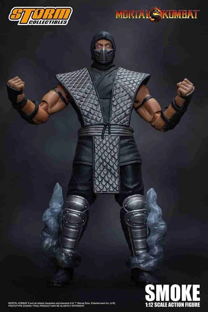 Smoke - Mortal Kombat Ninja Action Figure NYCC Exclusive By Storm Collectibles Medium Figures 8 Smoke - Mortal Kombat Ninja Action Figure NYCC Exclusive By Storm Collectibles Medium Figures