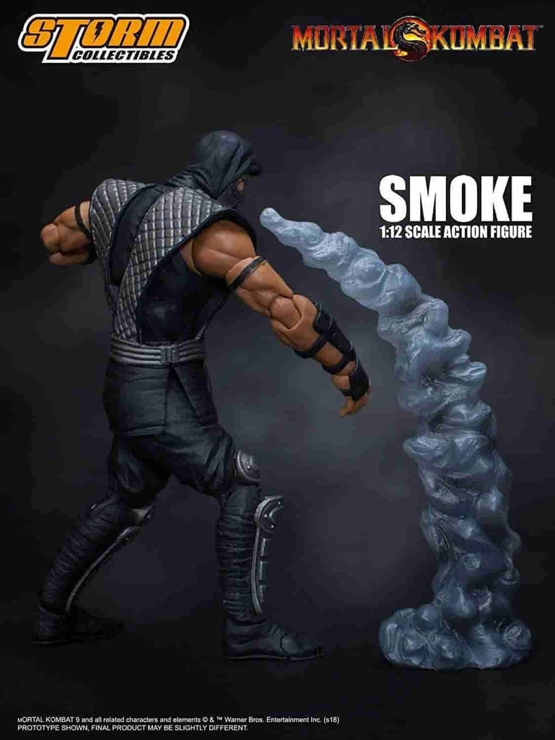 Smoke - Mortal Kombat Ninja Action Figure NYCC Exclusive By Storm Collectibles Medium Figures 9 Smoke - Mortal Kombat Ninja Action Figure NYCC Exclusive By Storm Collectibles Medium Figures