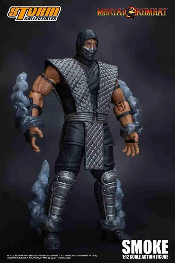 Smoke - Mortal Kombat Ninja Action Figure NYCC Exclusive By Storm Collectibles Medium Figures 10 Smoke - Mortal Kombat Ninja Action Figure NYCC Exclusive By Storm Collectibles Medium Figures