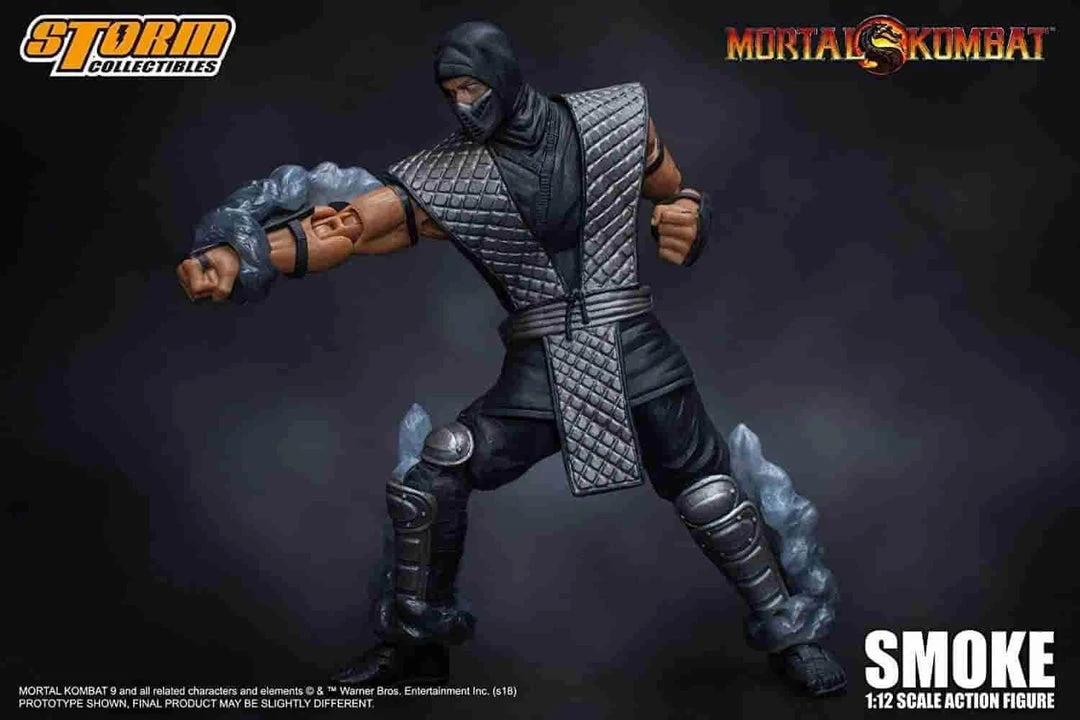 Smoke - Mortal Kombat Ninja Action Figure NYCC Exclusive By Storm Collectibles Medium Figures 14 Smoke - Mortal Kombat Ninja Action Figure NYCC Exclusive By Storm Collectibles Medium Figures