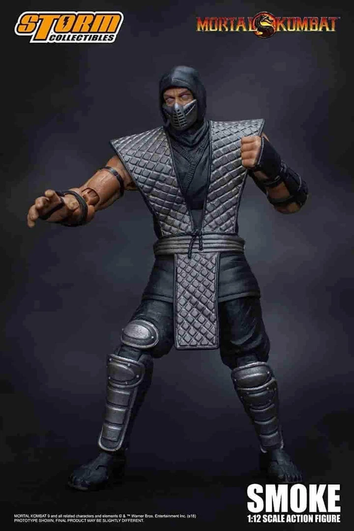 Smoke - Mortal Kombat Ninja Action Figure NYCC Exclusive By Storm Collectibles Medium Figures 11 Smoke - Mortal Kombat Ninja Action Figure NYCC Exclusive By Storm Collectibles Medium Figures