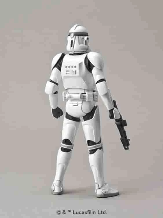Star Wars Clone Trooper 1/12 Scale Model Kit By Bandai 3 Star Wars Clone Trooper 1/12 Scale Model Kit By Bandai