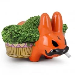 IamRetro.com Chia Pet (Orange) Smorkin Labbit By Kidrobot X Frank Kozik