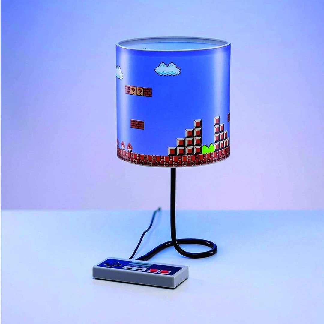 Super Mario Bros Nintendo NES Lamp Retro Decor 1 Super Mario Bros Nintendo NES Lamp Retro Decor