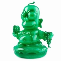 IamRetro Exclusive Medium 7" Jade Homer Buddha - The Simpsons X Kidrobot 12 IamRetro Exclusive Medium 7
