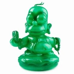IamRetro Exclusive Medium 7" Jade Homer Buddha - The Simpsons X Kidrobot 17 IamRetro Exclusive Medium 7