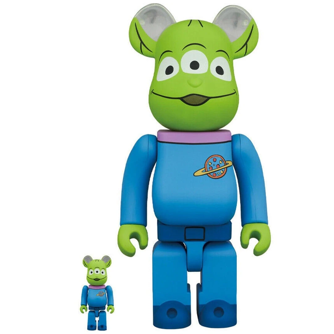 Toy Story Alien 400% + 100% Combo Bearbrick By Medicom Toys 1 Toy Story Alien 400% + 100% Combo Bearbrick By Medicom Toys