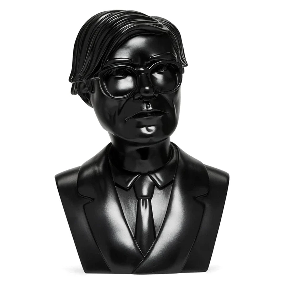 Andy Warhol Bust Black By Kidrobot 1 Andy Warhol Bust Black By Kidrobot