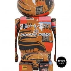 Medicom Toys Andy Warhol X Jean Michel Basquiat #2 Bearbrick 1000% By Medicom