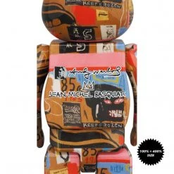 Medicom Toys Andy Warhol X Jean Michel Basquiat #2 Bearbrick 400% + 100% Combo By Medicom 6 Medicom Toys Andy Warhol X Jean Michel Basquiat #2 Bearbrick 400% + 100% Combo By Medicom