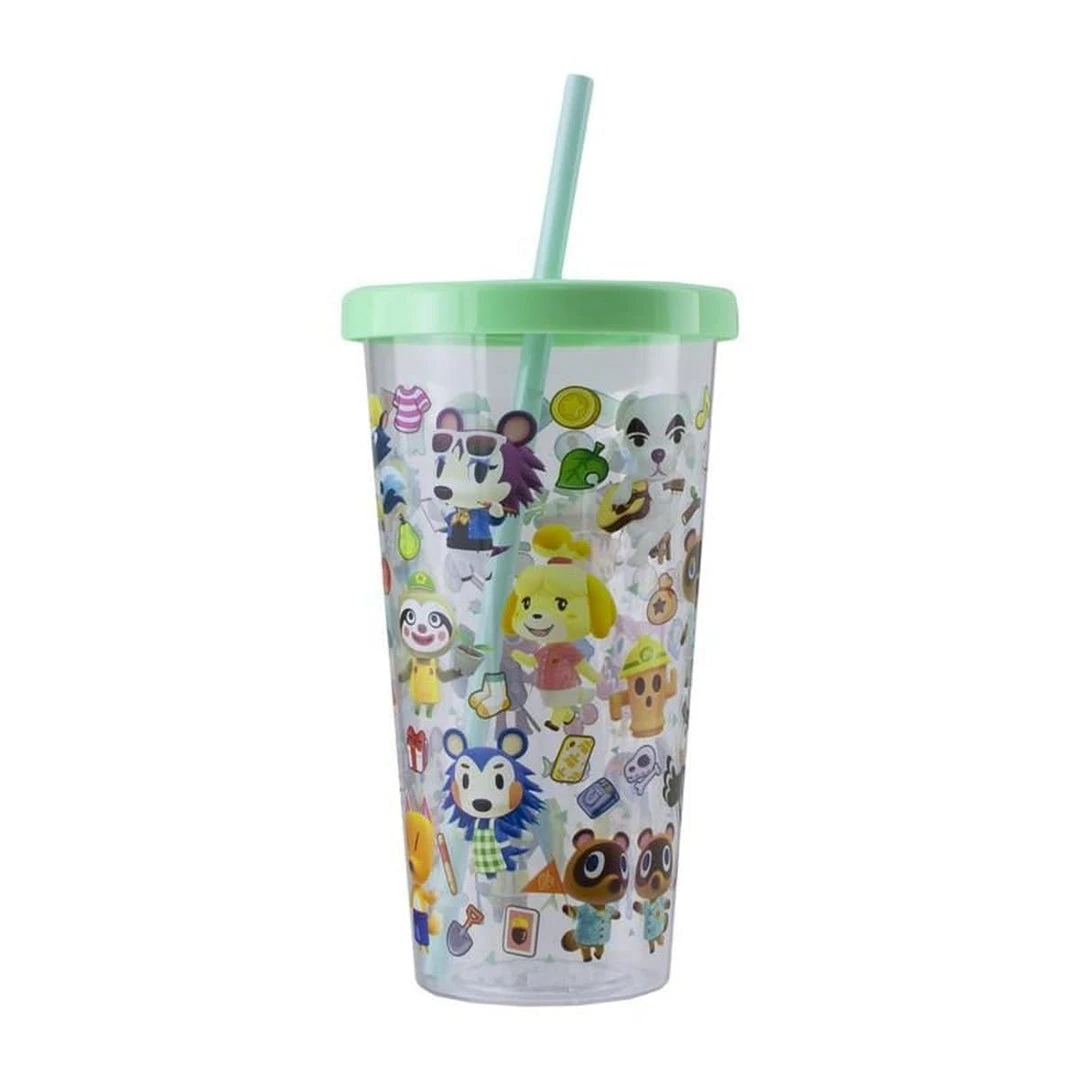 Animal Crossing To-Go Cup And Straw - Nintendo 1 Animal Crossing To-Go Cup And Straw - Nintendo