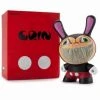 Kidrobot Apocalypse Grin - Black Colorway - 8" Dunny Ron English
