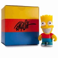 Kidrobot X Ron English - The Simpsons Mini Figure - Bart Grin