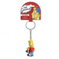 Monogram Intl. Bart Simpson With Skateboard PVC Keychain