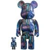 Jean-Michel Basquiat #7 Bearbrick 400% + 100% Combo By Medicom Toy