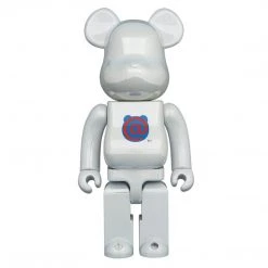 Medicom Toys 20th Anniversary 1st Model White Chrome 1000% Bearbrick By Medicom