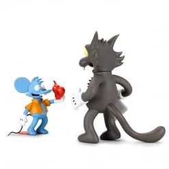 Itchy And Scratchy Regular Version Medium Figure Set The Simpsons X Kidrobot