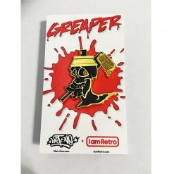 Sket One Sket_One Greaper Black & Gold Enamel Pin By Sket-One