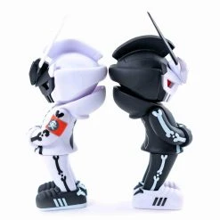 BUNDLE Complex Chicago EDITION TEQ 63 OG BLACK & GHOST WHITE - 6 Inch Medium Figure Martian Toys X Quiccs