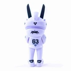 CORE EDITION TEQ 63 Ghost Mode White - 6 Inch Medium Figure By Martian Toys X Quiccs