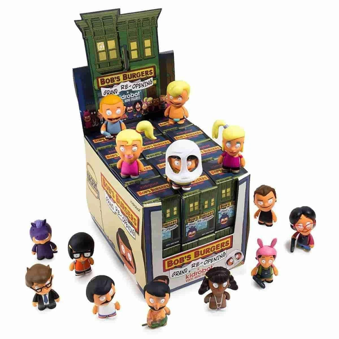 Bob's Burgers Grand Re-Opening Mini Series-2 Case By Kidrobot 24 Blind Boxes 1 Bob's Burgers Grand Re-Opening Mini Series-2 Case By Kidrobot 24 Blind Boxes