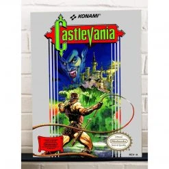 Castlevania Nintendo NES Cover Gallery Wrapped Canvas Art