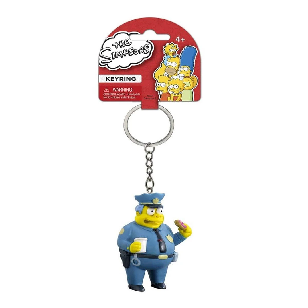 Monogram Intl. Chief Wiggum PVC Keychain By The Simpsons 1 Monogram Intl. Chief Wiggum PVC Keychain By The Simpsons