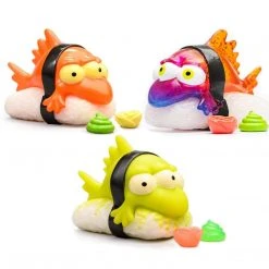 Triple Pack Combo Blinky Nigir - Orange , Kaiju, Toxic GID - Simpsons Kidrobot IamRetro Exclusive The Simpsons