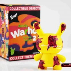 Cow Print 3" Mini Figure - Andy Warhol Dunny Series 2 By Kidrobot