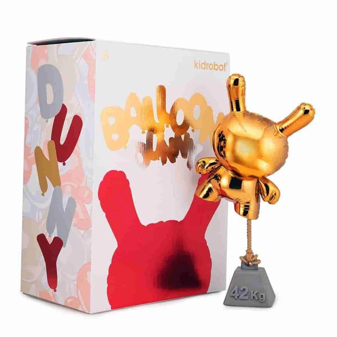 Gold Balloon 8” Dunny By Wendigo Toys X Kidrobot Exclusive Variant 1 Gold Balloon 8” Dunny By Wendigo Toys X Kidrobot Exclusive Variant