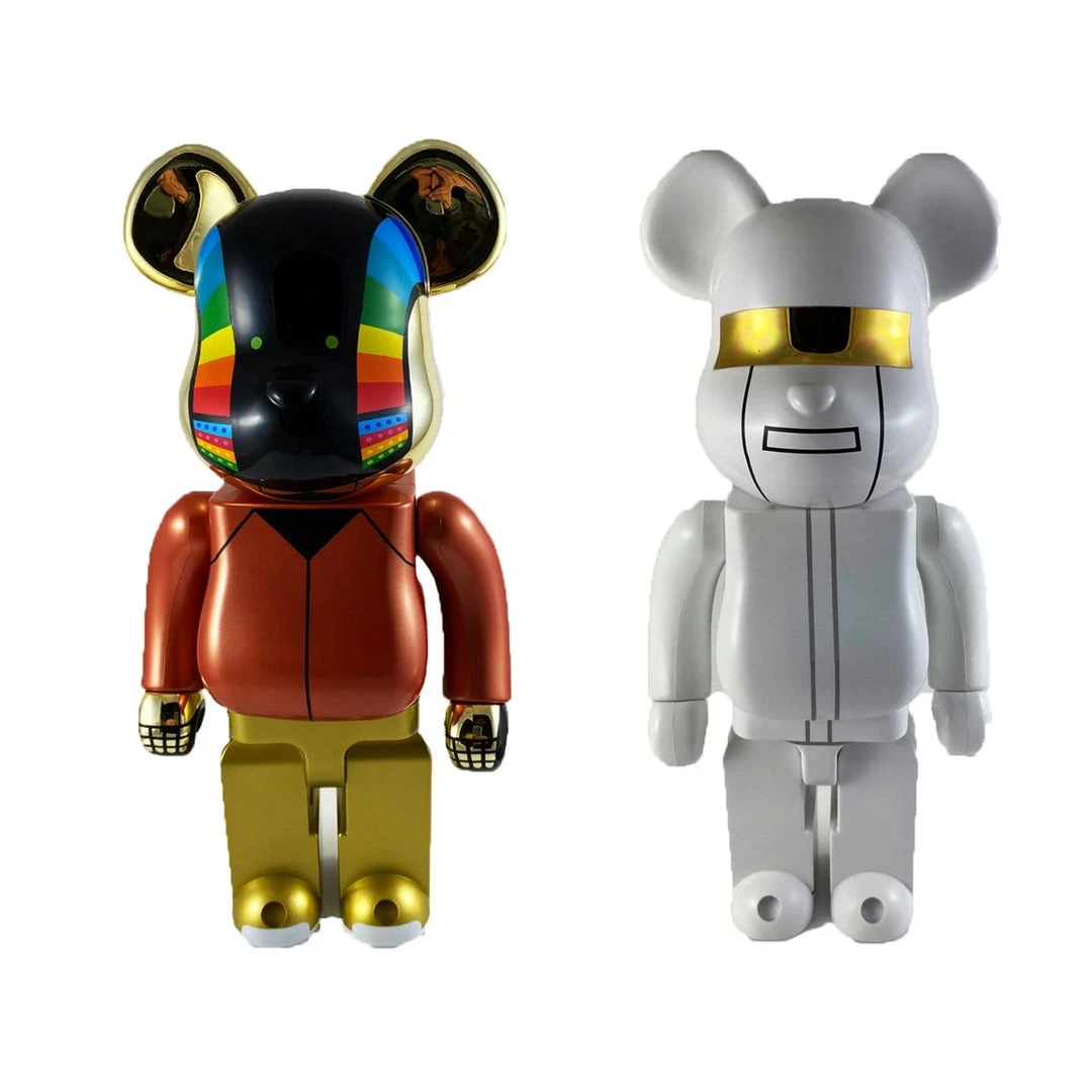 Medicom Toys **DOES NOT COME WITH BOX** Daft Punk Discovery Version 400% Combo Bearbrick By Medicom 1 Medicom Toys **DOES NOT COME WITH BOX** Daft Punk Discovery Version 400% Combo Bearbrick By Medicom