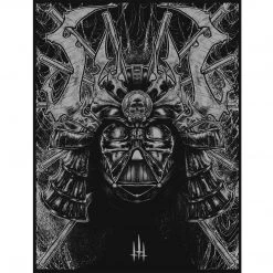 Darth Samurai By Godmachine X IamRetro Silk Screen Print 18X24 Edition Of 100