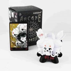 Death Black Arcane Divination Dunny Series By Kidrobot